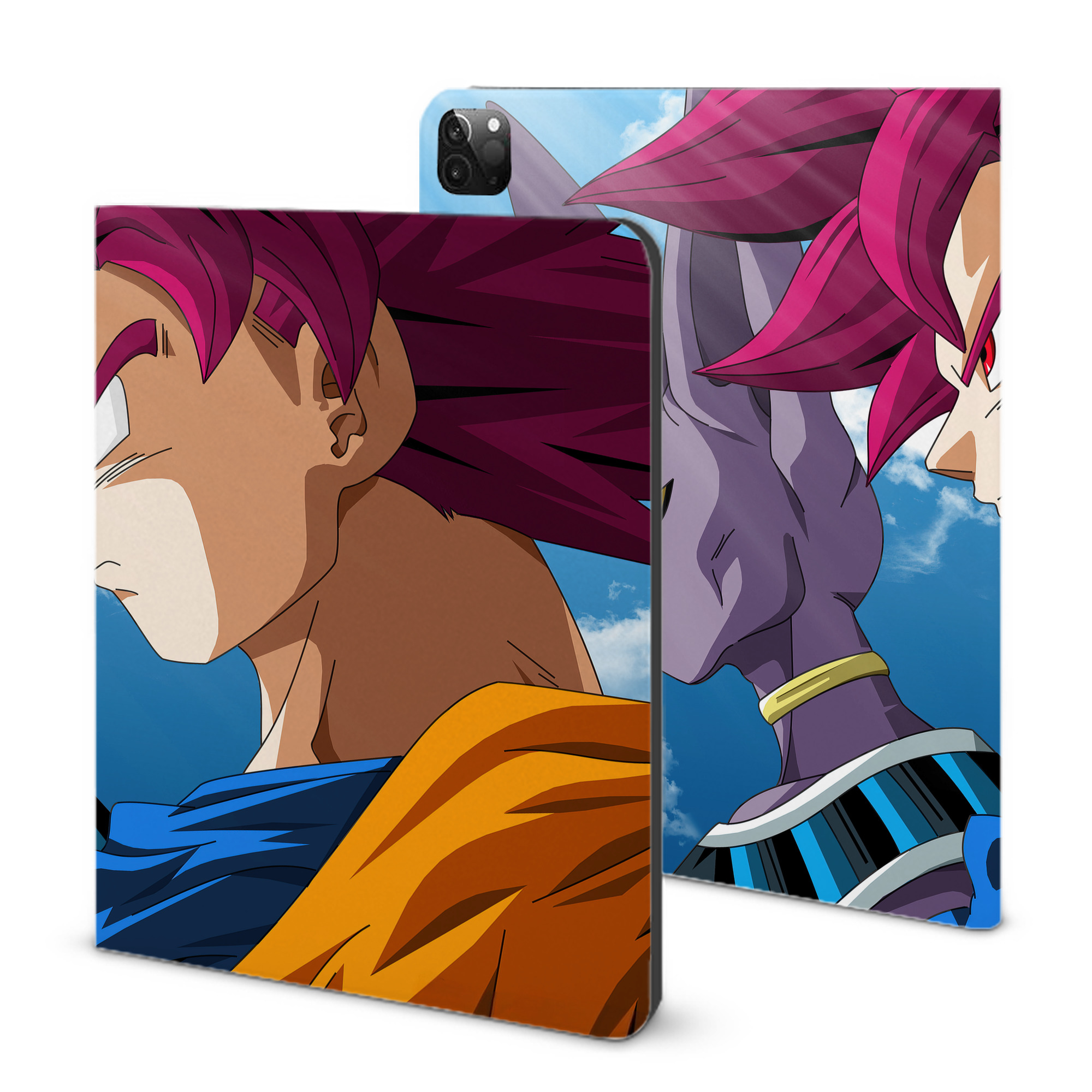 （画像用） ドラゴンボール DRAGON BALL IPadケース ペンホルダー付き ブックスタイルデザイン